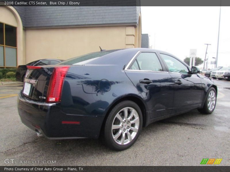 Blue Chip / Ebony 2008 Cadillac CTS Sedan