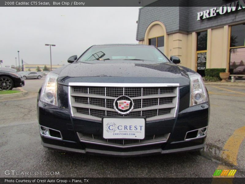 Blue Chip / Ebony 2008 Cadillac CTS Sedan
