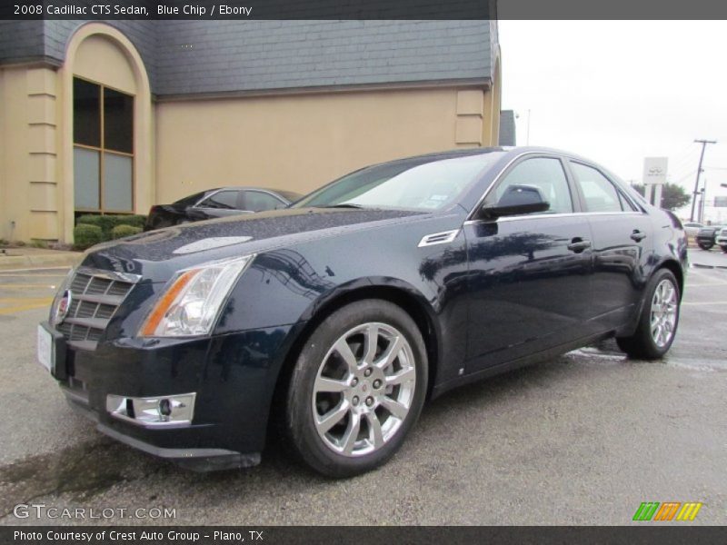 Blue Chip / Ebony 2008 Cadillac CTS Sedan