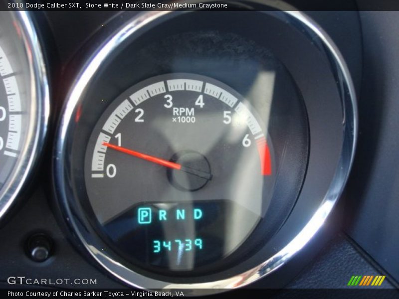 Stone White / Dark Slate Gray/Medium Graystone 2010 Dodge Caliber SXT