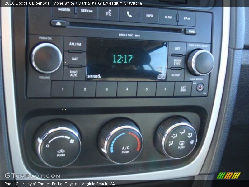 Stone White / Dark Slate Gray/Medium Graystone 2010 Dodge Caliber SXT