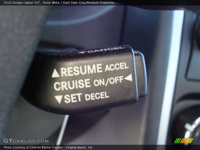 Stone White / Dark Slate Gray/Medium Graystone 2010 Dodge Caliber SXT