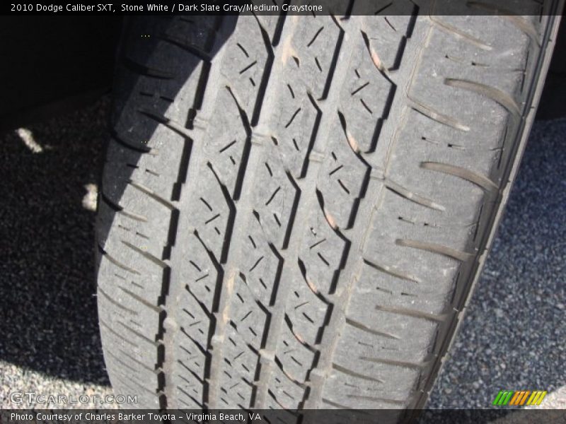 Stone White / Dark Slate Gray/Medium Graystone 2010 Dodge Caliber SXT