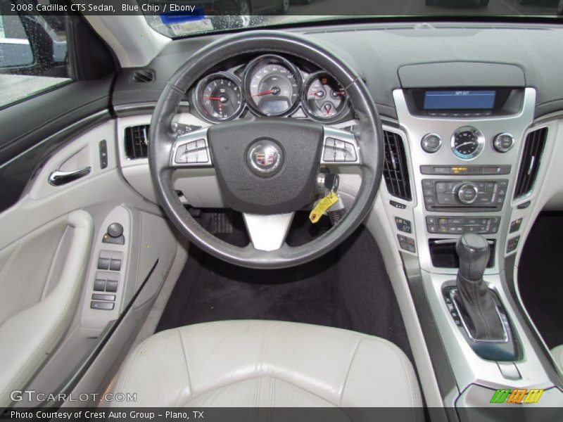 Blue Chip / Ebony 2008 Cadillac CTS Sedan