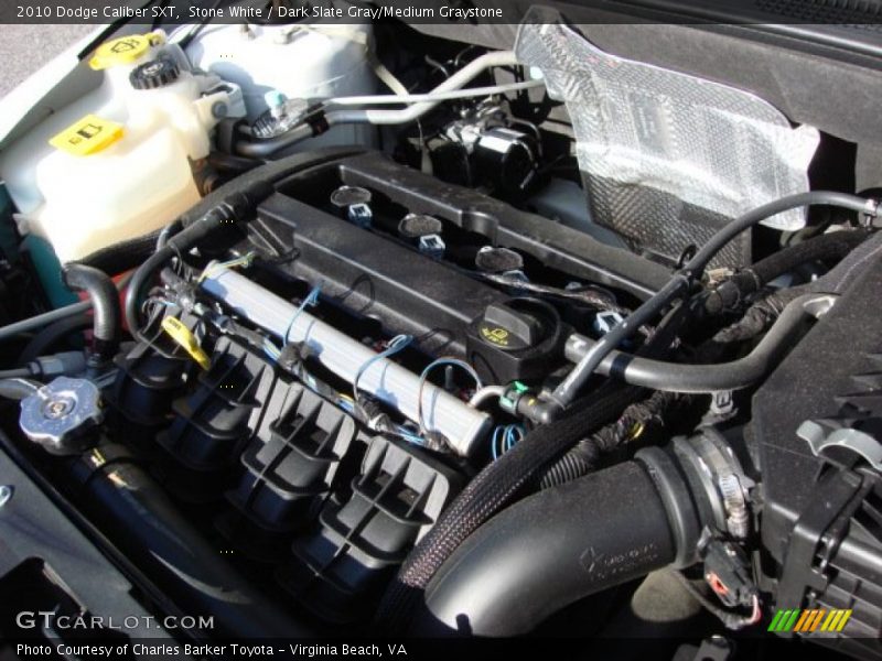 Stone White / Dark Slate Gray/Medium Graystone 2010 Dodge Caliber SXT