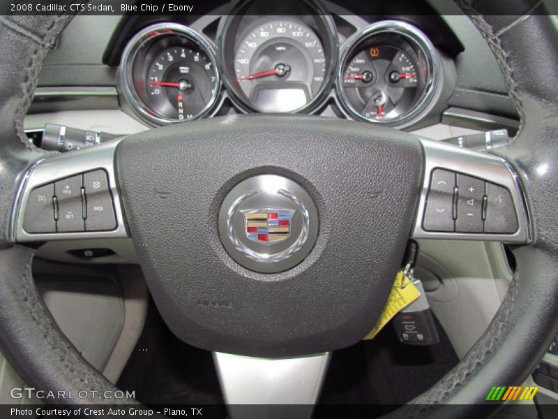 Blue Chip / Ebony 2008 Cadillac CTS Sedan