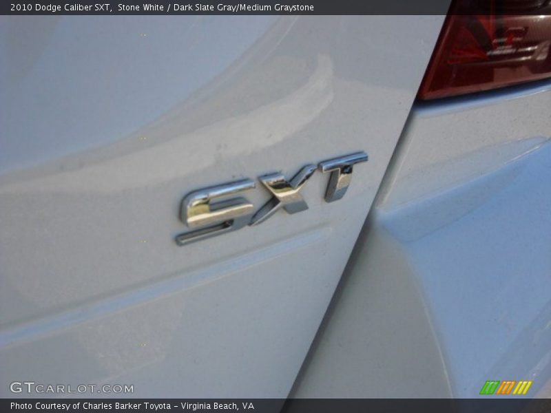 Stone White / Dark Slate Gray/Medium Graystone 2010 Dodge Caliber SXT