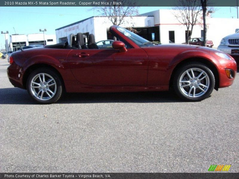 Copper Red Mica / Black 2010 Mazda MX-5 Miata Sport Roadster