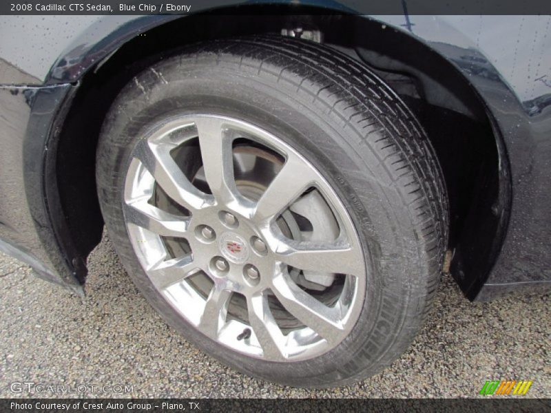Blue Chip / Ebony 2008 Cadillac CTS Sedan