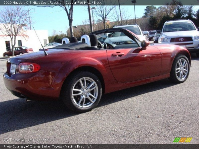 Copper Red Mica / Black 2010 Mazda MX-5 Miata Sport Roadster