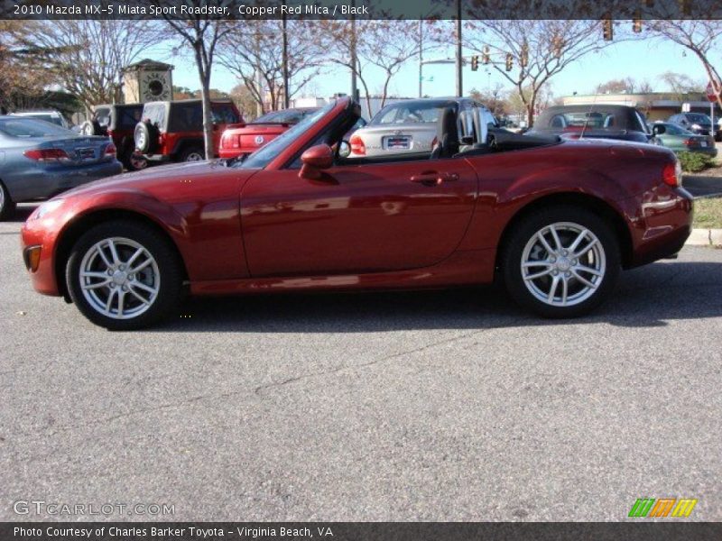 Copper Red Mica / Black 2010 Mazda MX-5 Miata Sport Roadster