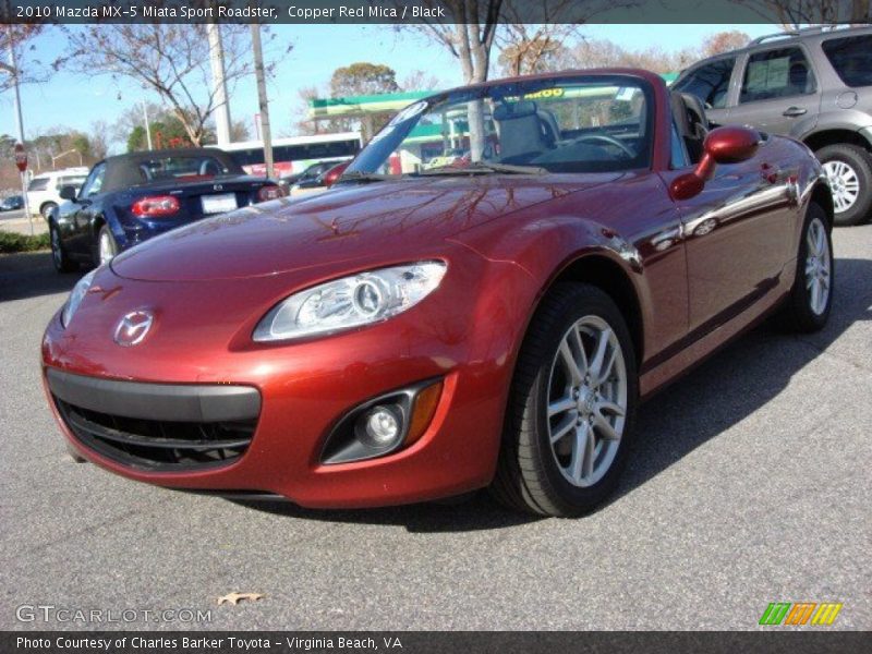 Copper Red Mica / Black 2010 Mazda MX-5 Miata Sport Roadster