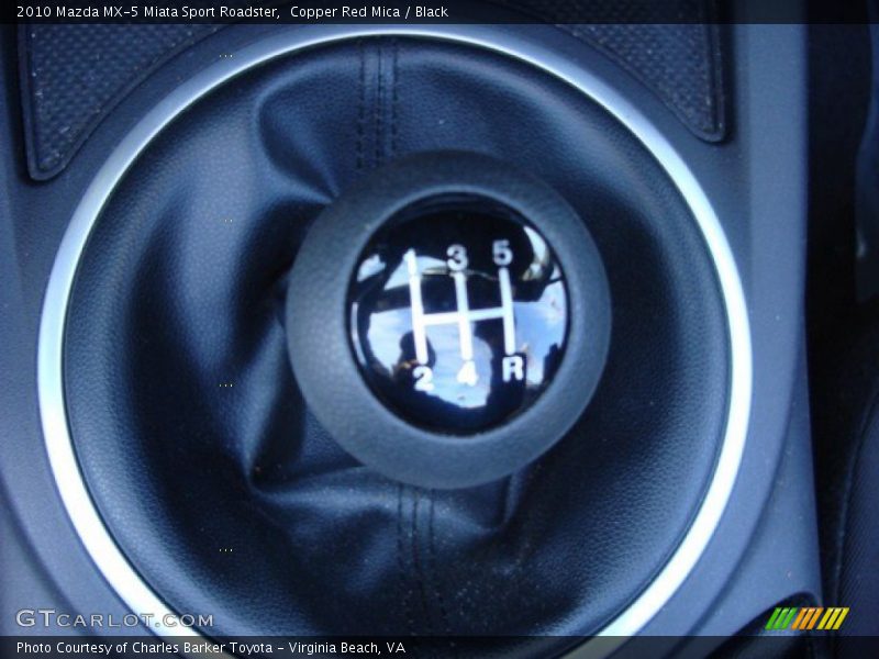 Copper Red Mica / Black 2010 Mazda MX-5 Miata Sport Roadster