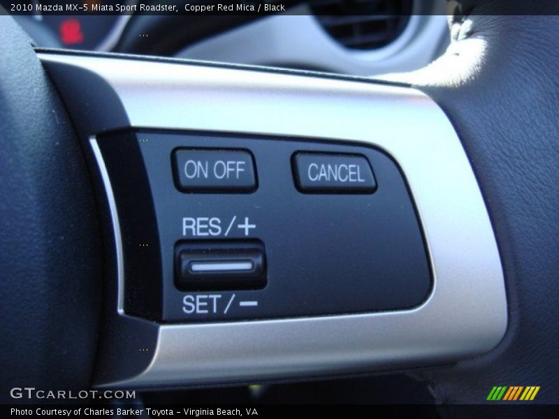 Copper Red Mica / Black 2010 Mazda MX-5 Miata Sport Roadster