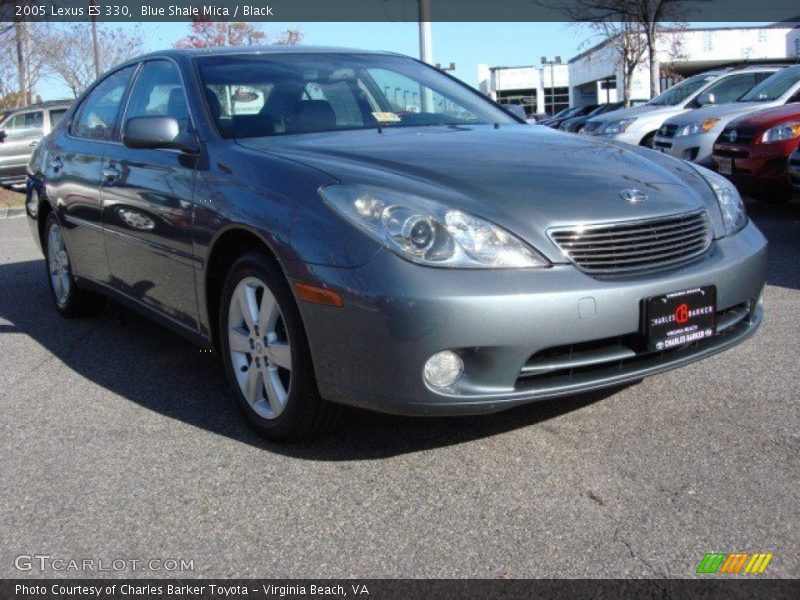Blue Shale Mica / Black 2005 Lexus ES 330