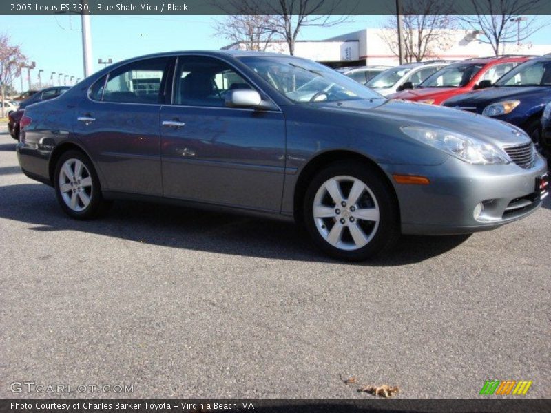 Blue Shale Mica / Black 2005 Lexus ES 330