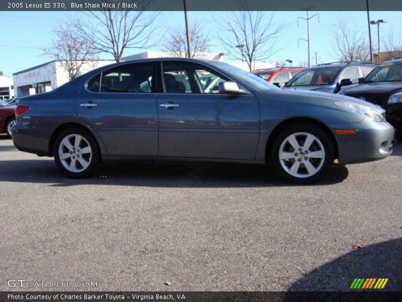Blue Shale Mica / Black 2005 Lexus ES 330