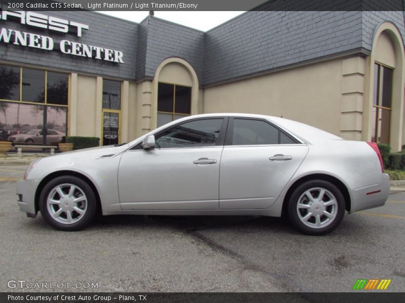 Light Platinum / Light Titanium/Ebony 2008 Cadillac CTS Sedan