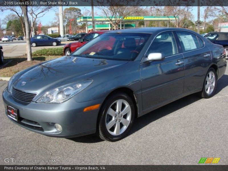 Blue Shale Mica / Black 2005 Lexus ES 330