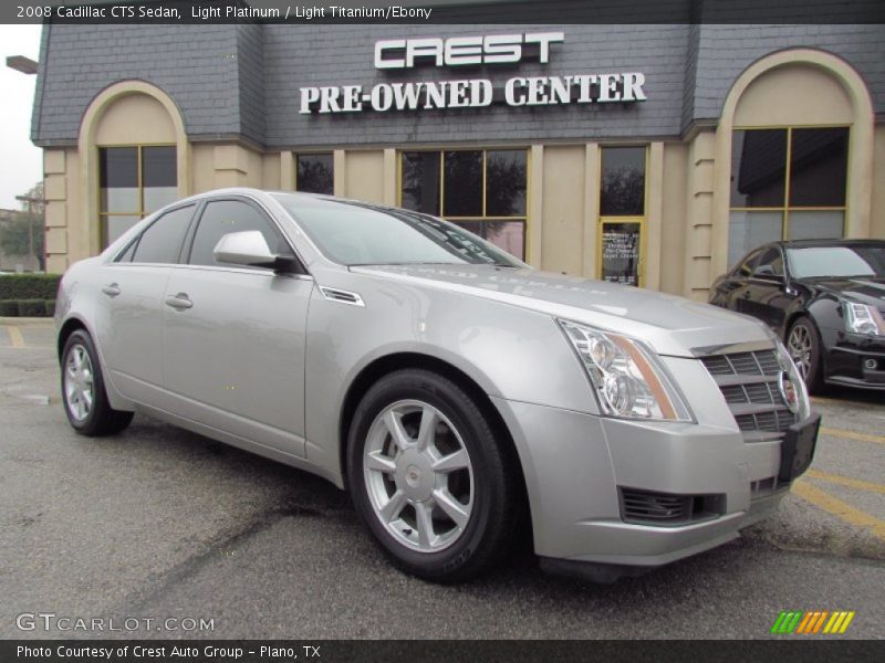 Light Platinum / Light Titanium/Ebony 2008 Cadillac CTS Sedan