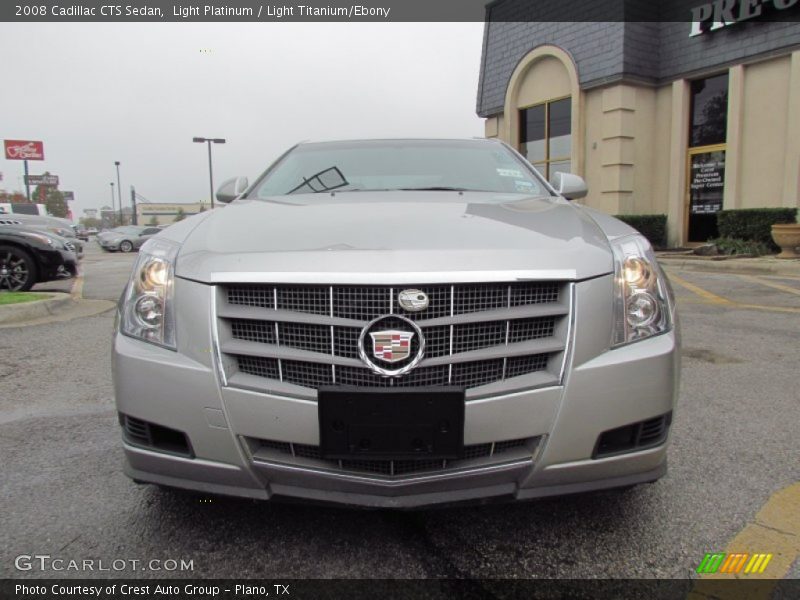 Light Platinum / Light Titanium/Ebony 2008 Cadillac CTS Sedan