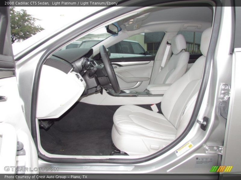 Light Platinum / Light Titanium/Ebony 2008 Cadillac CTS Sedan
