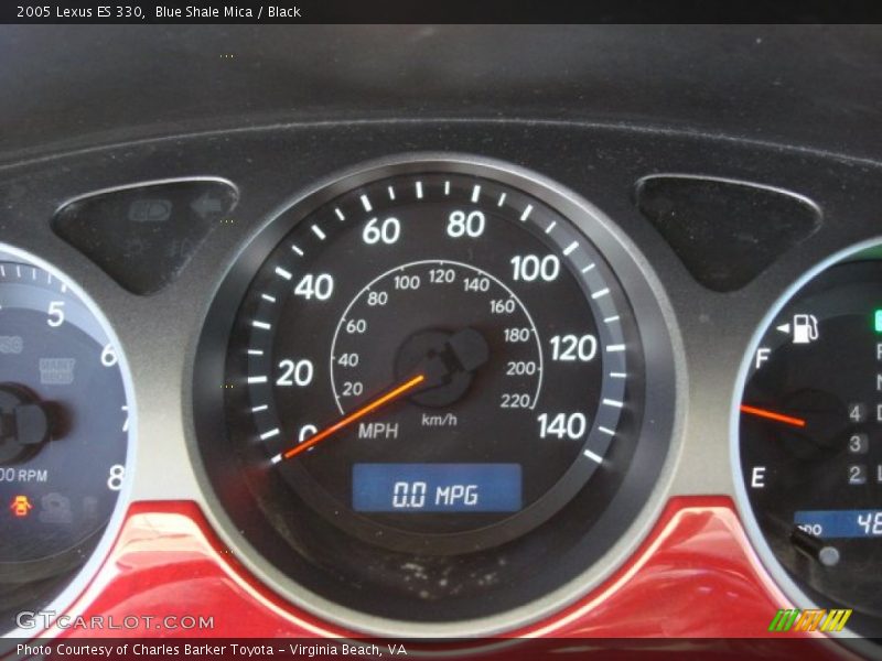 Blue Shale Mica / Black 2005 Lexus ES 330
