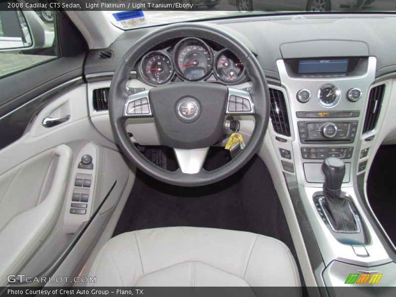 Light Platinum / Light Titanium/Ebony 2008 Cadillac CTS Sedan