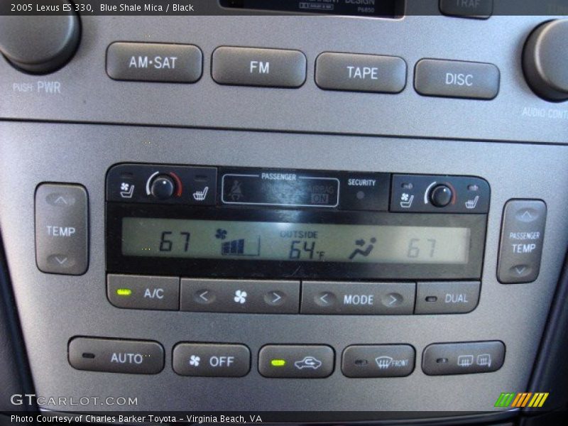 Blue Shale Mica / Black 2005 Lexus ES 330