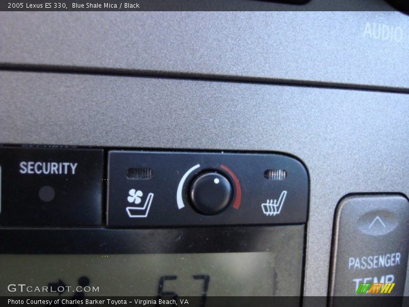 Blue Shale Mica / Black 2005 Lexus ES 330