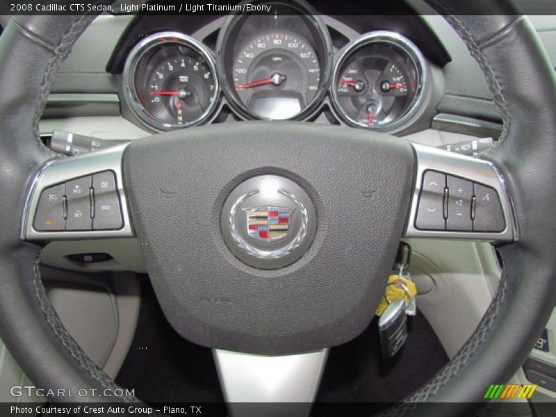 Light Platinum / Light Titanium/Ebony 2008 Cadillac CTS Sedan