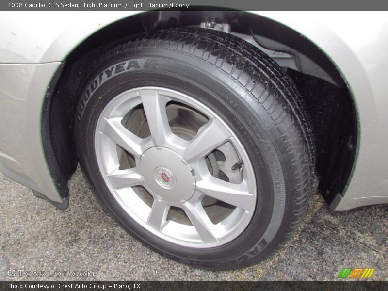 Light Platinum / Light Titanium/Ebony 2008 Cadillac CTS Sedan