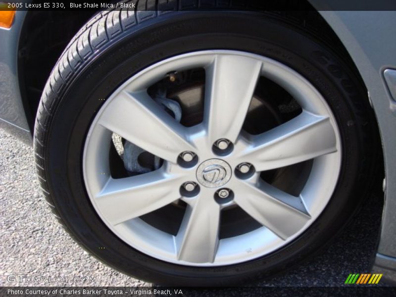 Blue Shale Mica / Black 2005 Lexus ES 330