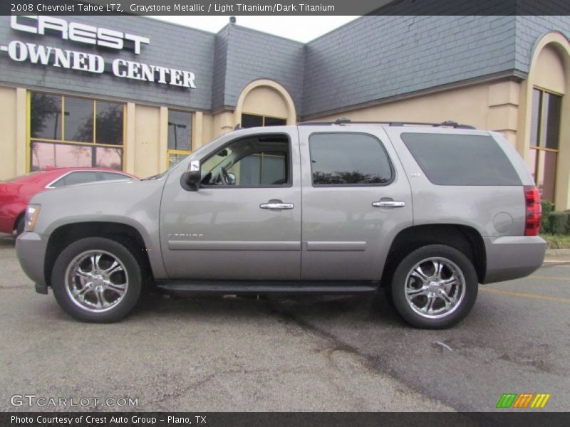 Graystone Metallic / Light Titanium/Dark Titanium 2008 Chevrolet Tahoe LTZ