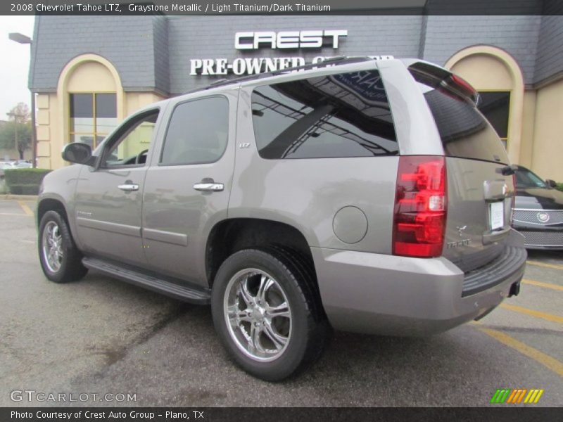 Graystone Metallic / Light Titanium/Dark Titanium 2008 Chevrolet Tahoe LTZ