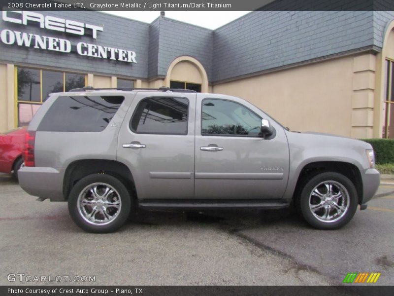 Graystone Metallic / Light Titanium/Dark Titanium 2008 Chevrolet Tahoe LTZ