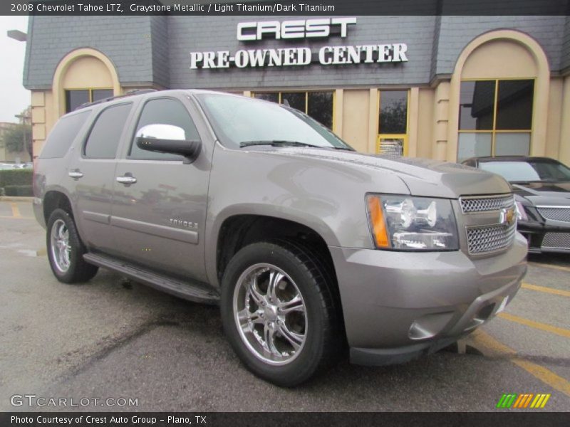 Graystone Metallic / Light Titanium/Dark Titanium 2008 Chevrolet Tahoe LTZ