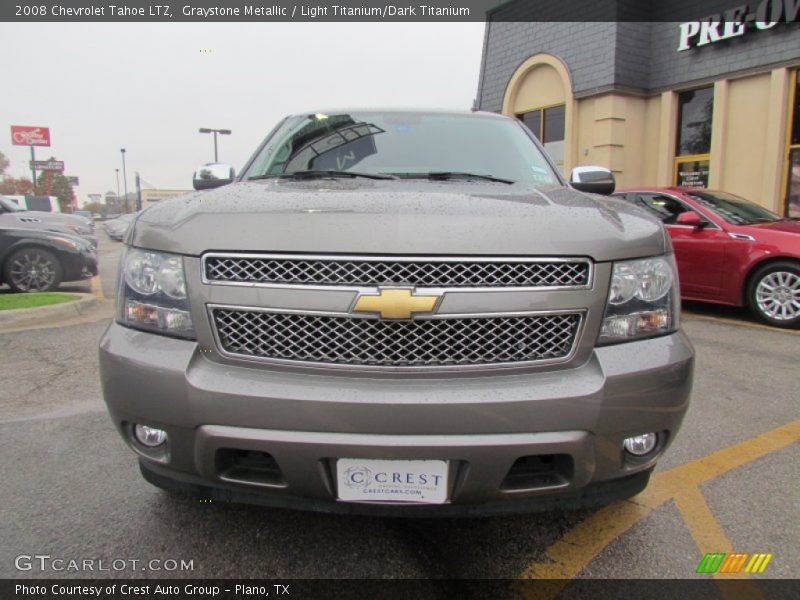 Graystone Metallic / Light Titanium/Dark Titanium 2008 Chevrolet Tahoe LTZ