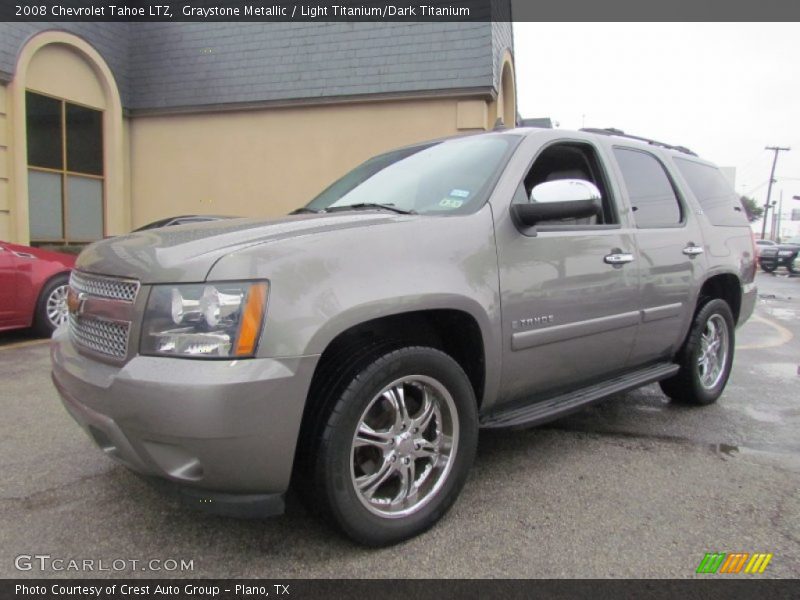 Graystone Metallic / Light Titanium/Dark Titanium 2008 Chevrolet Tahoe LTZ