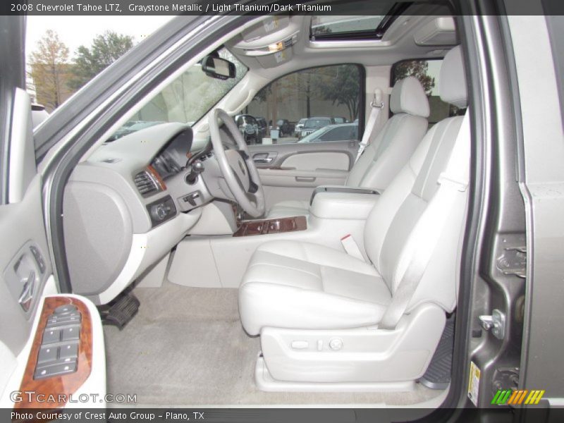 Graystone Metallic / Light Titanium/Dark Titanium 2008 Chevrolet Tahoe LTZ