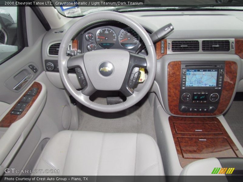 Graystone Metallic / Light Titanium/Dark Titanium 2008 Chevrolet Tahoe LTZ