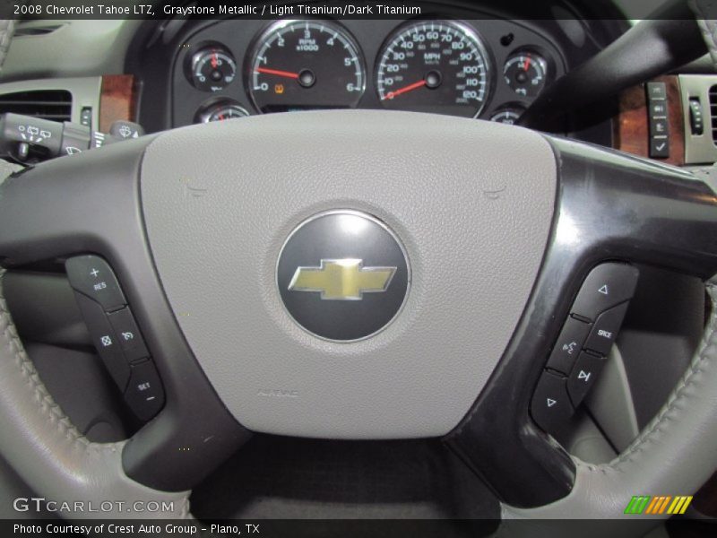 Graystone Metallic / Light Titanium/Dark Titanium 2008 Chevrolet Tahoe LTZ