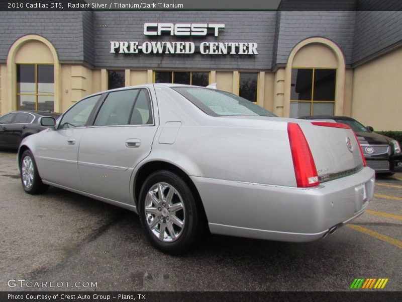 Radiant Silver / Titanium/Dark Titanium 2010 Cadillac DTS