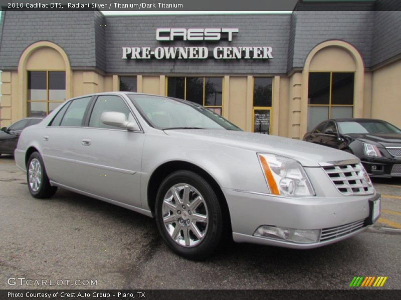 Radiant Silver / Titanium/Dark Titanium 2010 Cadillac DTS