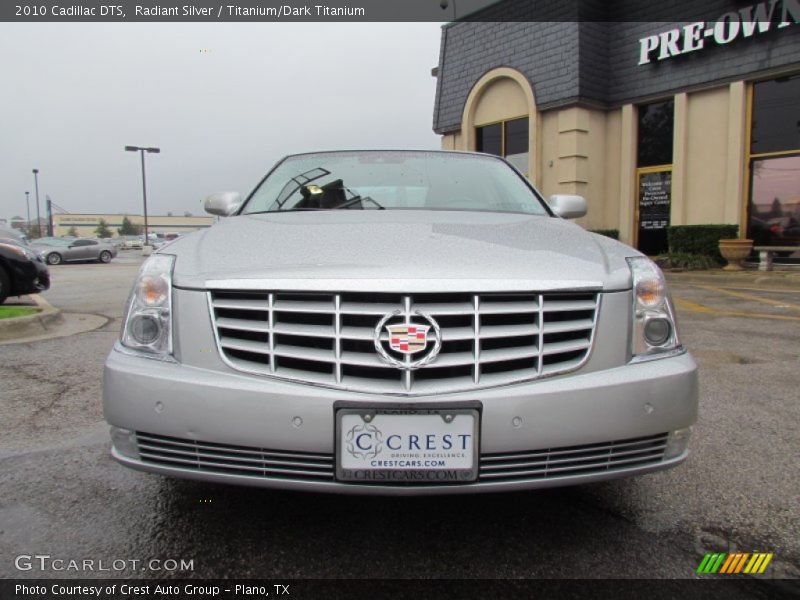 Radiant Silver / Titanium/Dark Titanium 2010 Cadillac DTS