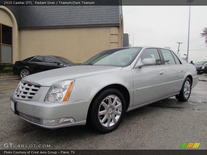 Radiant Silver / Titanium/Dark Titanium 2010 Cadillac DTS