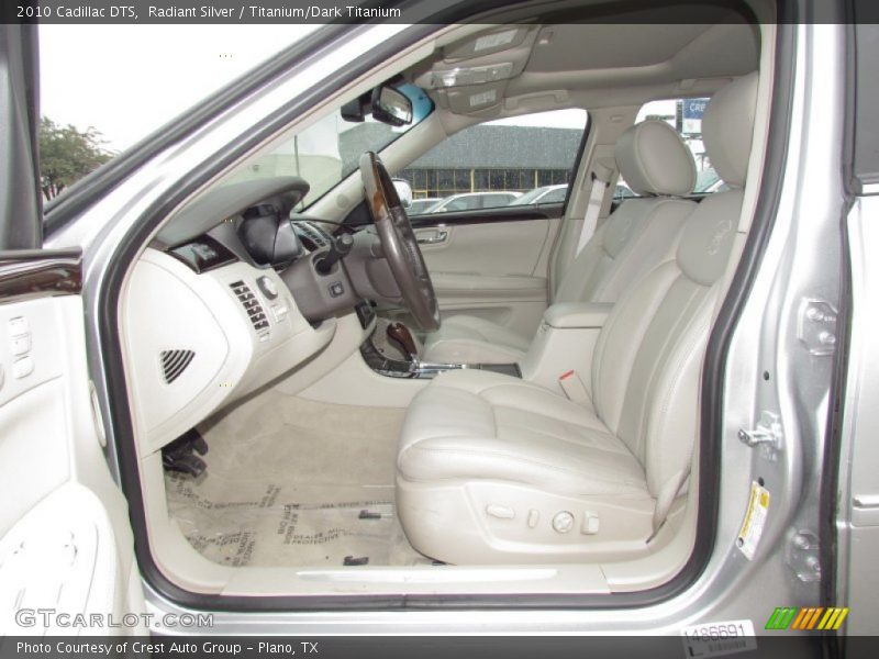 Radiant Silver / Titanium/Dark Titanium 2010 Cadillac DTS