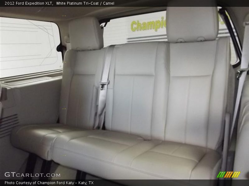 White Platinum Tri-Coat / Camel 2012 Ford Expedition XLT
