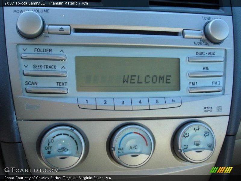 Titanium Metallic / Ash 2007 Toyota Camry LE