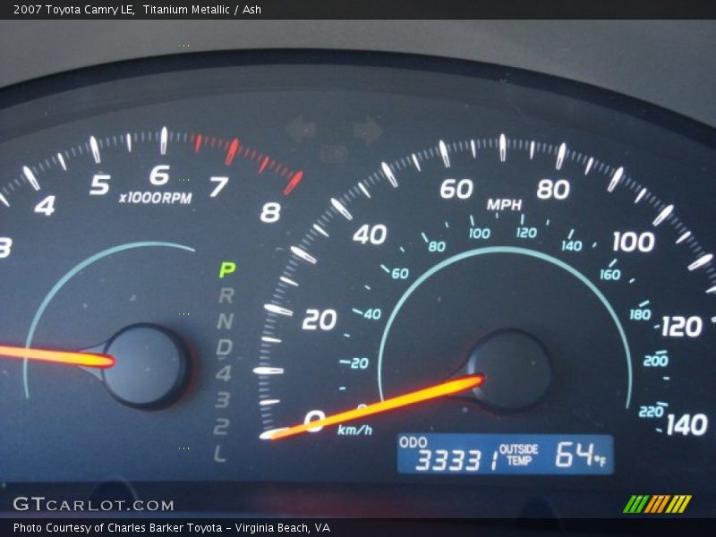 Titanium Metallic / Ash 2007 Toyota Camry LE